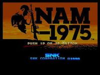une photo d'Ã©cran de NAM-1975 sur SNK Neo Geo